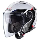 CABERG FLYON II BOSS WHITE / RED / BLUE L CASCO APERTO