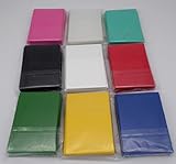 docsmagic.de 9 x 60 Mat Card Sleeves Small Size 62 x 89 - Black Blue Green Red White Yellow Pink Mint Clear- YGO CFV - Mini Bustine