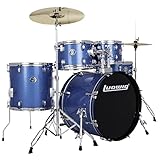 Ludwig Accent Fuse 5PC Drum Set Blue Sparkle - Batteria set