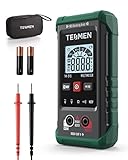 TESMEN TM-510 Multimetro Digitale, 4000 Conta Tester Elettricista, Misurazione Smart, Autoranging, Senza Contatto, Misura Tensione AC/DC, Resistenza, Continuità – Verde