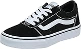 Vans Ward, Scarpe da Ginnastica Unisex - Bambini e ragazzi, Suede Canvas Black White, 38 EU