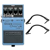 Boss ceb-3 Bass Chorus e 2 Roland nero serie 15,2 cm cavi patch