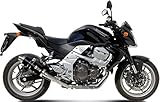 MIVV scarico gp inox nero compatibile con kawasaki z 750 z750 2007 2008 2009 2010 2011 2012 2013 2014