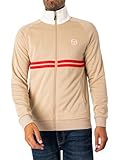 Sergio Tacchini Dallas Track Top Jacket - Humus/Gardenia-M