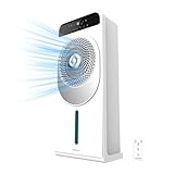 Cecotec - Condizionatore evaporativo EnergySilence 5000 Cool Wave, Motore CC 60W, Capacità di 5 L, Display a LED, Controllo touch, 12 velocità, 3 modalità, Timer fino a 9 ore, Oscillazione a 360°