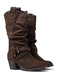 Rocket Dog Sidestep, Stivali Donna, Marrone Brown Graham, 39 EU