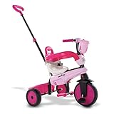 Breeze S 6051200 - Triciclo multifuzionale, 3 in 1, smarTrike Breeze, Triciclo regolabile, per bambini da 15 mesi a 36 mesi, colore: Rosa