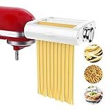 Antree Set 3 in 1 per pasta e taglierina, per mixer KitchenAid, con spaghetti, taglierina per taglierine e taglierine fettuccine