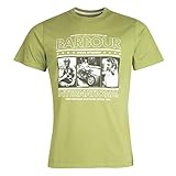 Barbour MTS0932-OL73 International Steve McQueen Real Military T-Shirt Olive Green Uomo (L, Olive Green)