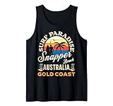 Surfista retrò Surf vintage Australia Snapper Beach Rocks Canotta