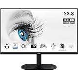 MSI PRO MP245V Monitor da 23,8" Full HD - Pannello VA (1920 x 1080), 100 Hz (con cavo HDMI), Schermo Eye-Friendly, Montabile VESA, Supporto Display Kit, Regolabile in inclinazione - HDMI 1.4, D-Sub