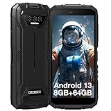 DOOGEE S41T(2024) Rugged Smartphone, 8GB+64G(TF 1TB) Android 13 Telefono Indistruttibile, 6300mAh Batería, Telefono Cellulare13MP Cámara, 5.5" HD Pulgadas, 4G Doble SIM, IP68 IP69K/NFC/OTG/GPS/FM