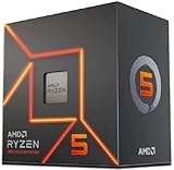 AMD Processore Ryzen 5 7600, 6 Core/12 Thread, Boost di Frequenza fino a 5.1 GHz