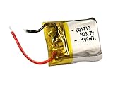 efaso Ricambio Syma X12S batteria 3.7V 100mAh compatibile con Anki Overdrive x52