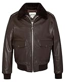 Schott NYC Lcflyw22 Giacca in Pelle, Marrone, XL Uomo