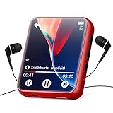 32GB Lettore di Musica MP3 con Bluetooth 5.0, HiFi Lossless Sound, con Line-in Registratore Vocale, con Altoparlante, Full Touch Schermo, Radio FM, E-book, Supporto Espandibile fino a 128GB