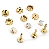 Hapihom 12pcs Piccolo Tasto Tromba Pistone Fibbia Ottone Portatile Musical Tromba Strumento Strumento Strumento Accessori