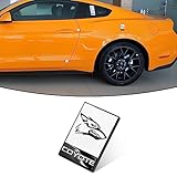 1PC Coyote Head Logo Fit per carrozzeria, parafango laterale o posteriore bagagliaio Emblema Badge Sticker Decal (bianco)