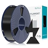 SUNLU Filamento PLA ad Alta Velocità 1.75mm, Filamento per Stampante 3D Veloce ad Alto Flusso, Progettato per una Stampa 3D Veloce, Precisione Dimensionale +/- 0.02 mm, Filamento HS-PLA, 1KG Black