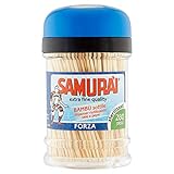 Samurai Stuzzicadenti in Bambu  in Dispenser, 280 Pezzi