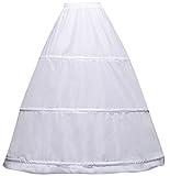 Jikekiroto Abiti da Sposa Ragazza Sottogonna Abito da Sposa da Sottoveste Sottogonna da Donna a Cerchio Tulle Damigella Vestito da Sottogonne Matrimonio Petticoat per Vestito Abito da Sposa