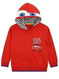 Disney Felpa Lightning McQueen | Maglietta Cars | Felpa Bambini | Rosso | 4-5 Anni