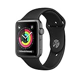 Apple Watch Series 4 (GPS, 40MM) Cassa in Alluminio Color Grigio Siderale con Cinturino Sport Nero (Ricondizionato)