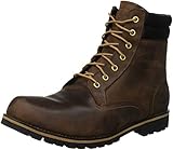 Timberland Foraker 6 inch Waterproof, Stivali Stringati Uomo, Marrone Dk Brown Full Grain, 41 EU