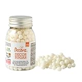 Decora 2081164 Confezione Da 100 G Perle Di Zucchero Maxi Bianco Brillante 7 Mm