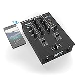 Reloop RMX-10 BT Mixer DJ Bluetooth a 2 canali con connettività Bluetooth integrata, nero