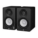 Yamaha HS3 Studio Monitor – Casse Attive, Coppia di Monitor da Studio a 2 vie, Bass-Reflex 3.5" 52W, Alta Qualità, Controllo Avanzato del Suono, per Produzione Musicale e Montaggio Video - Nero