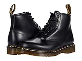 Dr. Martens 101 Smooth Stivaletti con Lacci, Unisex - Adulto, Nero (Black Vintage), 36 EU