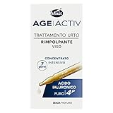 Matt, Trattamento Urto Rimpolpante Viso Acido Ialuronico PURO 4P, Idrata e Rende la Pelle Elastica e Luminosa, Applicazione di 7 Giorni, Confezione da 7 Fiale da 2 ml