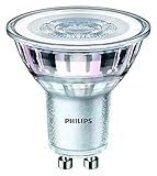 Philips Faretti LED, Attacco GU10, 4.5W Equivalenti a 50W, 2700K, 3 Pezzi