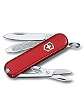 Victorinox, Classic SD, Coltellino Svizzero, Originale, Multiuso, Campeggio, 7 Funzioni, Lama, piccola, Lima per unghie