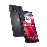 Motorola g24, Display 6.56" HD+ 90 Hz, 50+2 MP, 5000 mAh ricarica 15W, 4/128GB, Dual SIM, IP52, NFC, Android 14, Cover Inclusa, Nero (Charcoal)