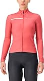 CASTELLI 4521531-654 SINERGIA 2 Jersey FZ Maglia Lunga Donna Mineral Red/Cream Blush Taglia M