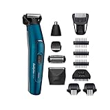 BaByliss MEN MT890E Multikit Uomo Japanese Steel 12 in 1 Lame in Acciaio Giapponese, 120 Minuti di Autonomia, 100% Waterproof, Batteria al Litio