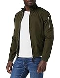 Schott Nyc Kenny, Giacca Uomo, Verde (Kaki Scuro), M