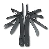 VICTORINOX Coltellino Svizzero Swiss Tool Spirit MXBS, 24 Funzioni, Multi-strumento con Pinza, Cacciavite, Apriscatole, Fodero da Cintura in Nylon, Nero