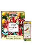 Concime Peperoncini Maxi piccante Biologico e Fertilizzante Granulare ipertonificante per tutte le varietà - Abbondante Produzione Di qualità di Frutti per coltivazione in Vaso e a Terra. Offerta