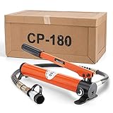 Bonvoisin Pompa Idraulica Manuale con 60kg/cm² di Alta Pressione e Capacità di Stoccaggio Dell olio 400cc CP-180 Adatto per Estrattore Idraulico per Cilindro Idraulico