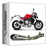 termignoni scarico relevance titanio racing compatibile con mv agusta brutale 800 rivale 2012 2013 2014 2015 2016 2017 2018 2019 2020 mototopgun