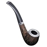 WIDMANN MILANO PARTY FASHION 8626P - Pipa, 14,5 cm, marrone e nera, replica, pipa da tabacco, costume da detective, carnevale, festa a tema, St. Patrick s Day