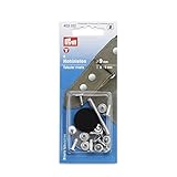 Prym - Argento (6-9mm) Tubolare Rivetti - 8 Pezzi