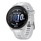 Garmin Forerunner 165, Smartwatch per la corsa, 43mm, GPS, Cardio, VO2max, Report mattutino, HRV Status, Piani gratuiti 5K, 10K e 21K, Training Readiness, Garmin Pay (Mist Grey & Whitestone)