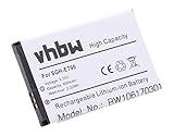 vhbw batteria compatibile con Samsung AllureS, Beat, Beat B, E2550, GT-E2510, GT-M3510, GT-S3500 smartphone cellulare (600mAh, 3,7V, Li-Ion)