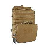 EXCELLENT ELITE SPANKER Zaino tattico Militare Zaino di Sopravvivenza Zaino Grande Idratazione Molle Gilet Accessori Pacchetto Pacchetto di rifornimento tattico(Marrone）