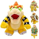 ADNOX Su-per-Mario Bowser Peluche, 25cm Bowser Su-per-Mario, Bowser Plush Toy, Bowser Doll, Cartoon Bowser Peluche Giocattolo, Su-per-Mario Bowser Plush Toy, Per gli Appassionati di Gioco