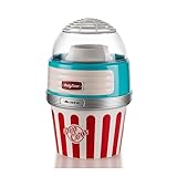 Ariete 2957 Pop Corn XL Party Time - Macchina per Popcorn - Scoppia 60gr di Mais in 2 minuti ad Aria Calda - Ciotola Estraibile - 1100 Watt - Azzurro